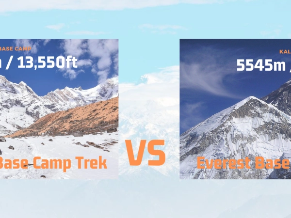 Everest Base Camp Trek vs Annapurna Base Camp Trek