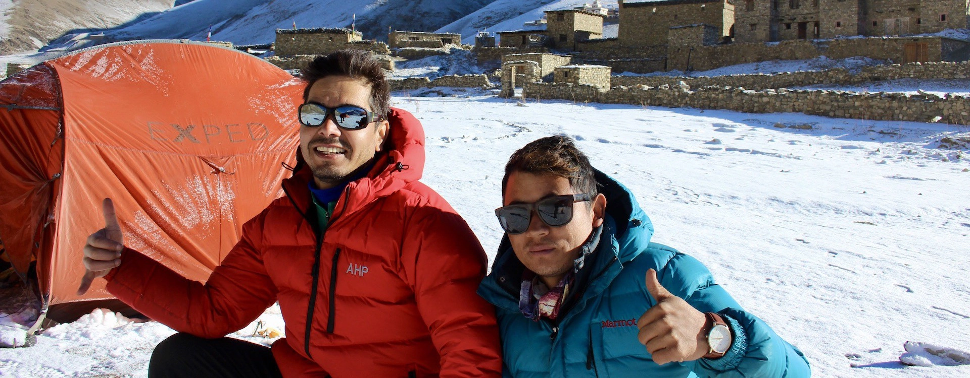 Camping trekking in nepal