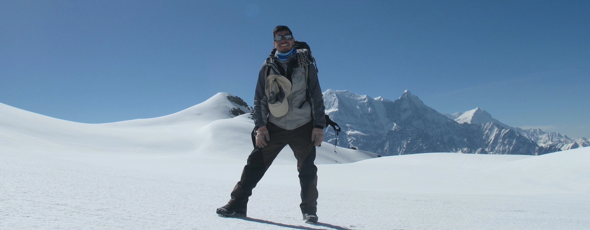 Posing for Photography - Dhaulagiri Base Camp, dhaulagiri circuit trek or round dhaulagiri