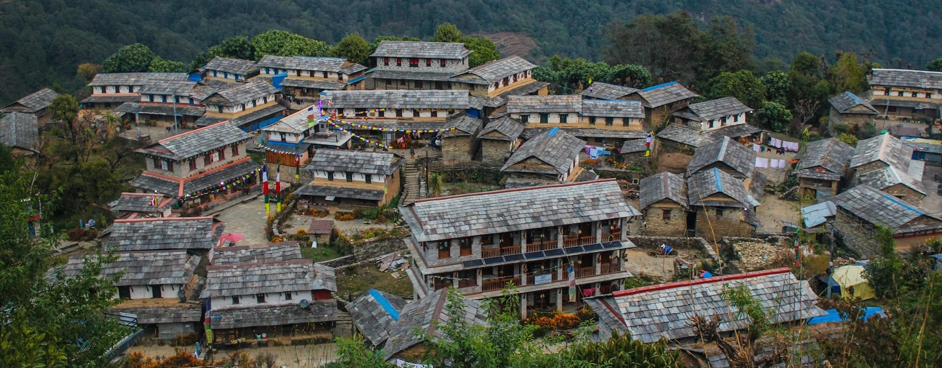 Traditional Stone Toped Gurung Village - Gandruk