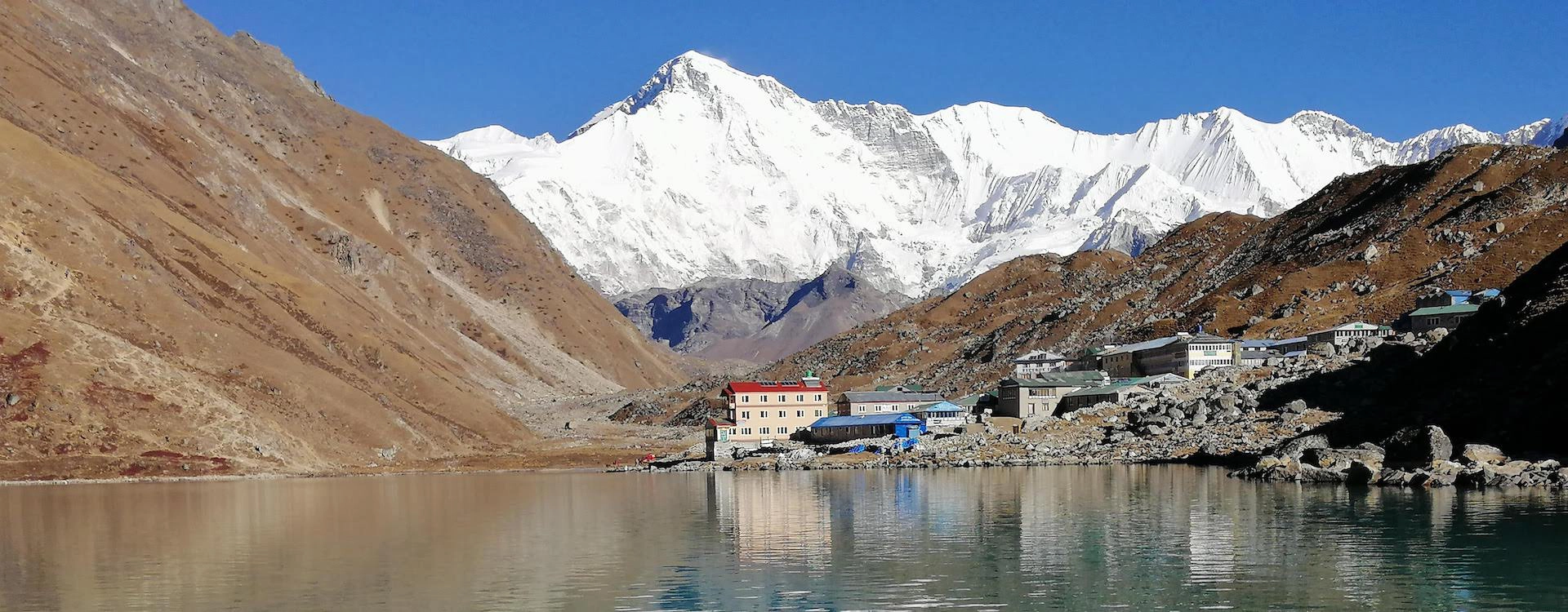 View of Gokyo Lake and Mountain - Gokyo Lake trek 