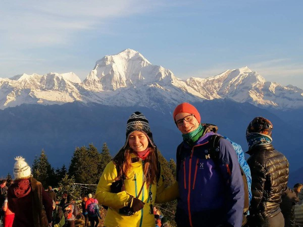 Mt Dhaulagiri seen from Poon Hill, Ghorepani poon Hill Trek