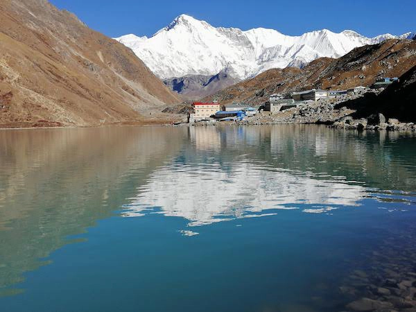 View of Gokyo Lake and Mountain - Gokyo Lake trek 
